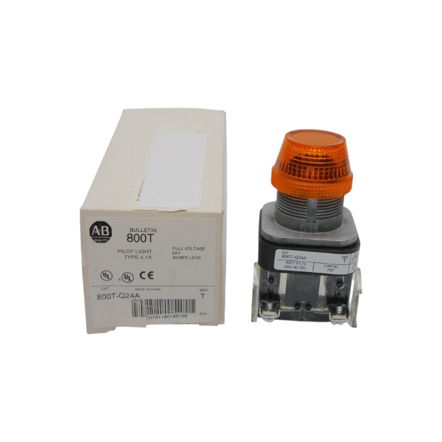 ALLEN BRADLEY 800T-Q24A SER. T 24V (AS IS) (WH) NSMP