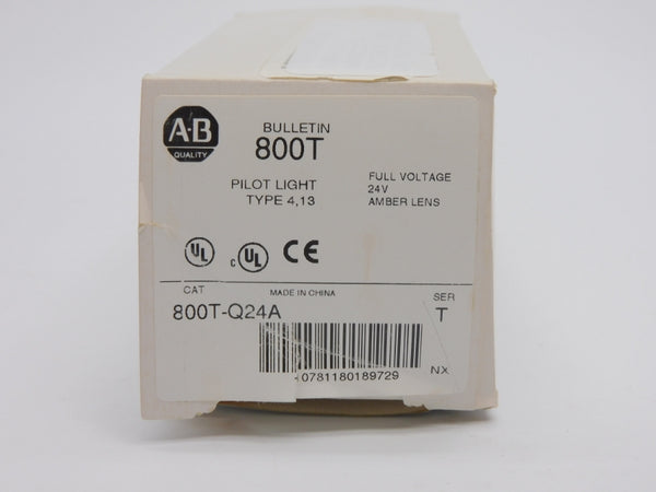 ALLEN BRADLEY 800T-Q24A SER. T 24V (AS IS) (WH) NSMP