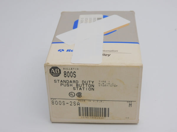 ALLEN BRADLEY 800S-2SA SER. M 600VAC (AS PICTURED) (GY/BL) NSMP