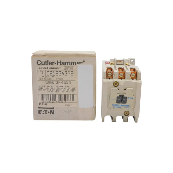 CUTLER-HAMMER CE15GN3AB SER. B1 110/120V 37A NSMP