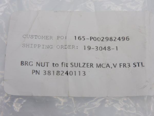 BEARING NUT 3818240113 NSNP