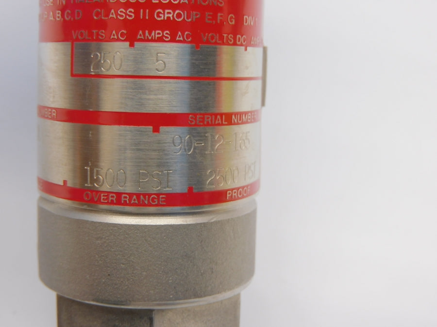 SOR 6AS-E3G-U8-C1A 250VAC 5A 12-100PSI NSNP