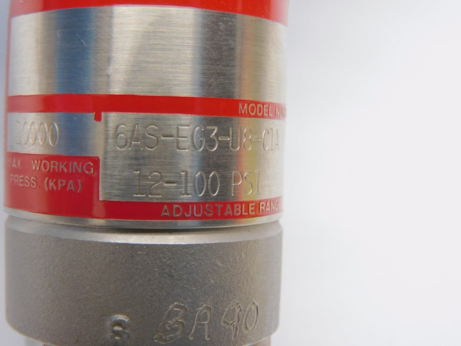 SOR 6AS-E3G-U8-C1A 250VAC 5A 12-100PSI NSNP