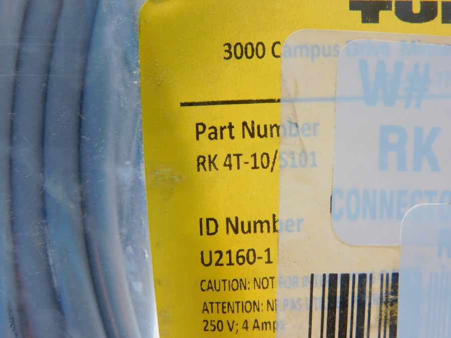 TURCK RK4T-10/S101 U2160-1 250V 4A NSMP