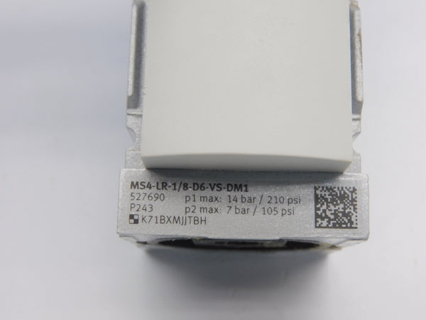 FESTO MS4-LR-1/8-D6-VS-DM1 527690 210PSI NSNP