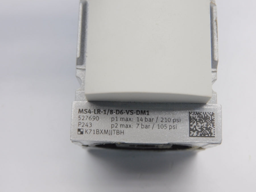 FESTO MS4-LR-1/8-D6-VS-DM1 527690 210PSI NSNP