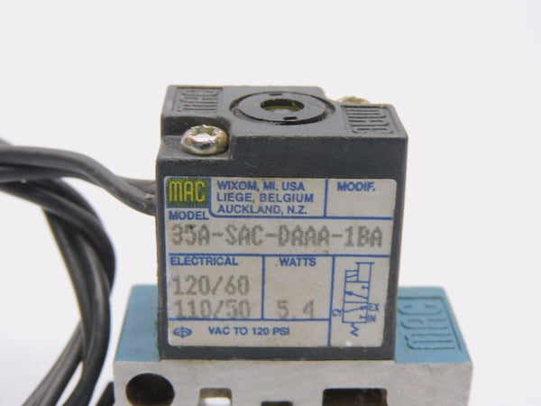MAC 35A-SAC-DAAA-1BA 110/120V 120PSI NSNP