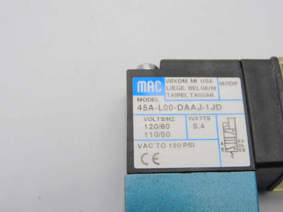 MAC 45A-L00-DAAJ-1JD 110/120V 120PSI NSMP