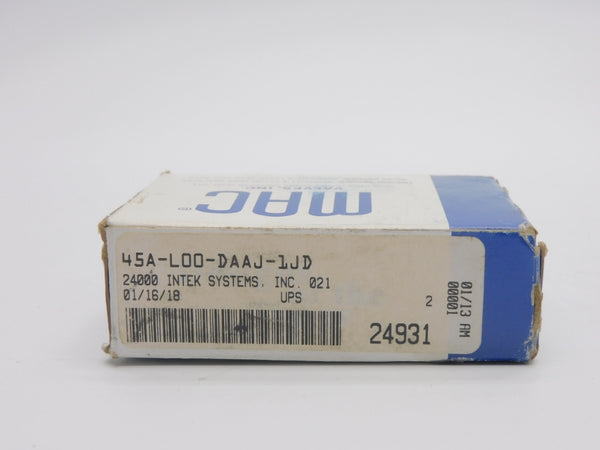 MAC 45A-L00-DAAJ-1JD 110/120V 120PSI NSMP