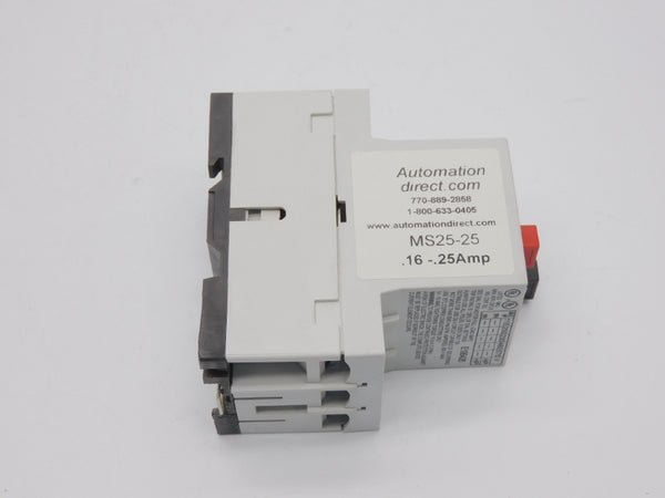 AUTOMATION DIRECT MS25-25 690V .16-.25A NSMP