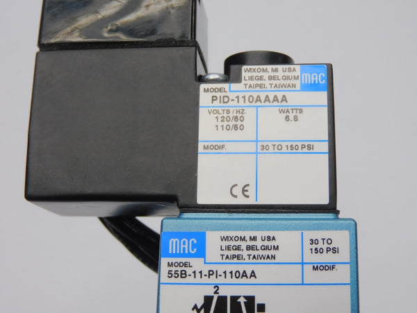 MAC 55B-11-PI-110AA 110/120V 30-150PSI NSMP