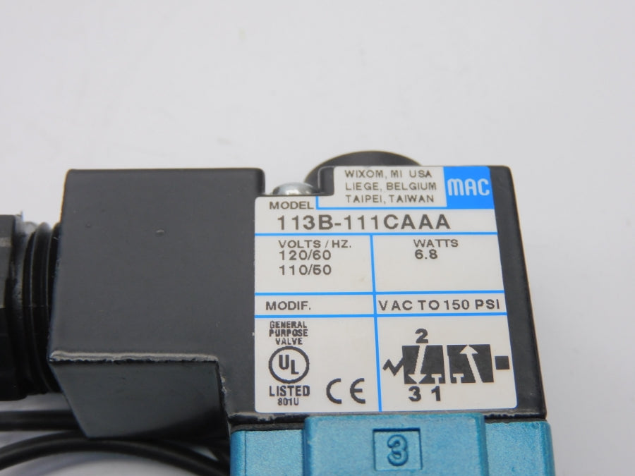 MAC 113B-111CAAA 110/120V 150PSI NSNP