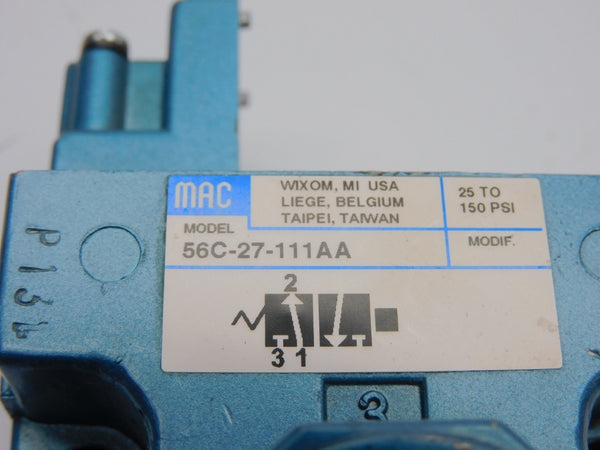 MAC 56C-27-111AA 25-150PSI (AS IS) UNMP