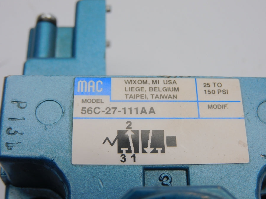 MAC 56C-27-111AA 25-150PSI (AS IS) UNMP