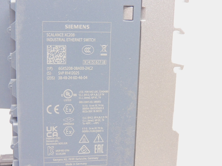 SIEMENS 6GK5208-0BA00-2AC2 F/W V4.3.1 24VDC 0.35A NSMP