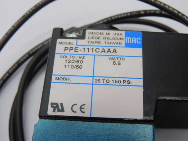 MAC PPE-111CAAA 110/120V 25-150PSI NSMP