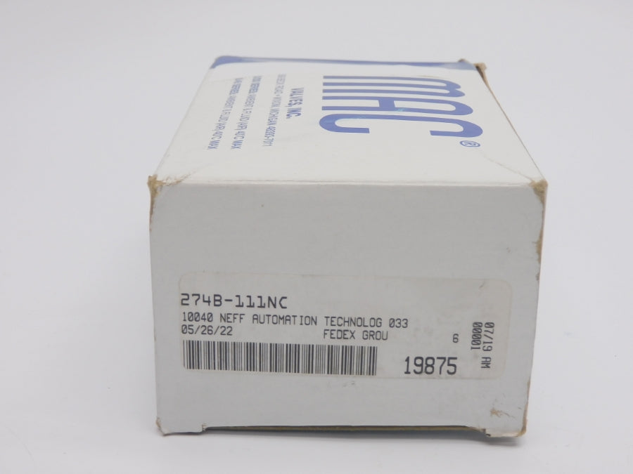 MAC 274B-111NC 110/120V 150PSI NSMP