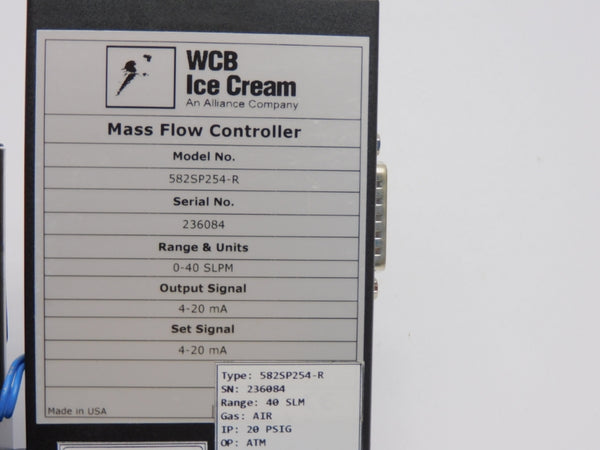 WCB ICE CREAM 582SP254-R 20PSI NSNP