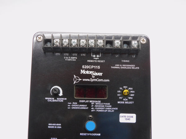 SYMCOM 520CP115 115VAC 17A NSMP