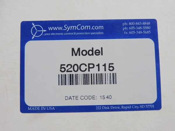 SYMCOM 520CP115 115VAC 17A NSMP