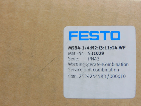 FESTO MSB4-1/4:N2:I3:L1:G4-WP 531029 NSMP