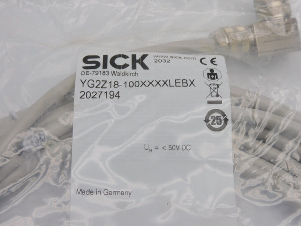 SICK YG2Z18-100XXXXLEBX 2027194 50VDC NSMP