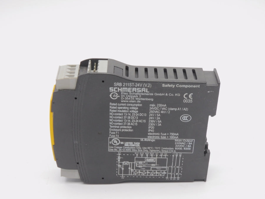 SCHMERSAL SRB211ST-24V(V.2) 24VDC 6A (NO TERMINAL) NSNP