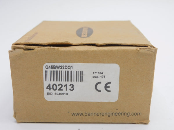 BANNER ENGINEERING Q45BW22DQ1 40213 90-250VAC (NO ACCESSORIES) NSMP