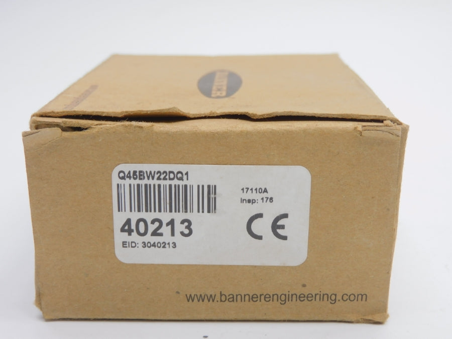 BANNER ENGINEERING Q45BW22DQ1 40213 90-250VAC (NO ACCESSORIES) NSMP