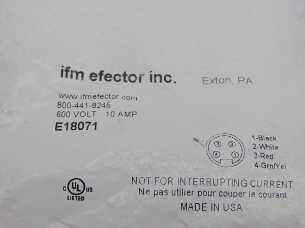 IFM EFECTOR E18071 600V 10A NSMP