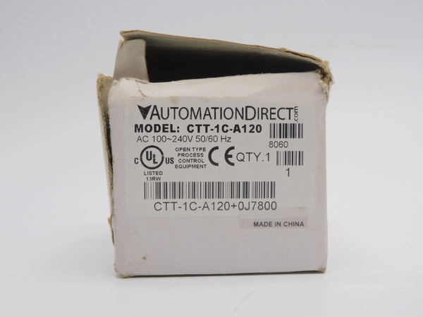 AUTOMATION DIRECT CTT-1C-A120 100-240VAC VER. 3.00 NSMP