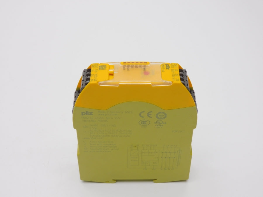 PILZ PNOZS424VDC3N/O1N/C 750104 24VDC 6.0A UNMP