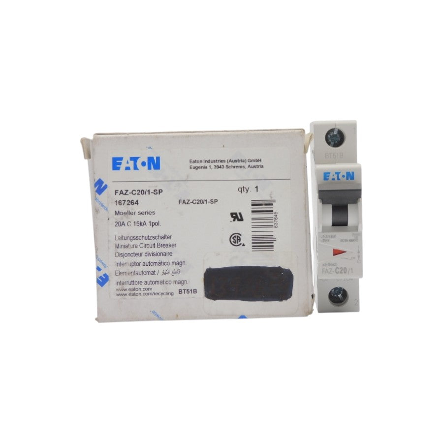 EATON FAZ-C20/1-SP 167264 415V 20A NSMP