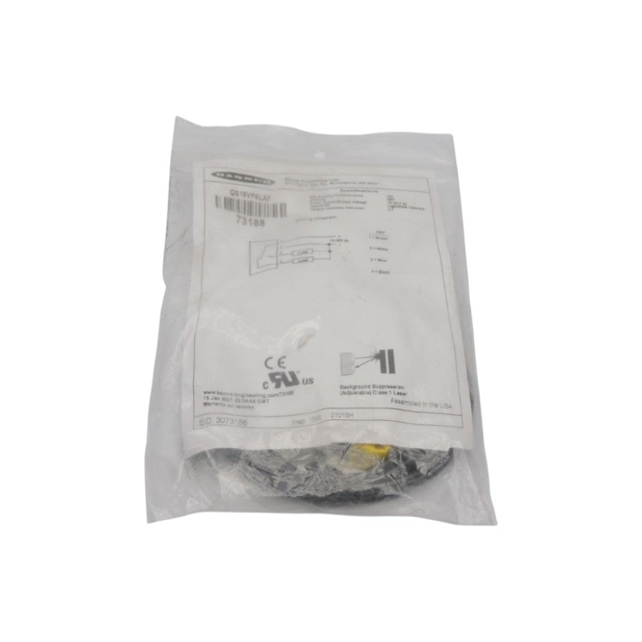 BANNER ENGINEERING QS18VP6LAF 73188 10-30VDC NSMP