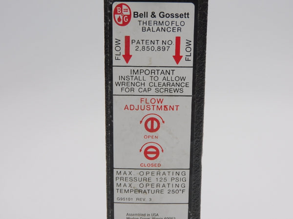 BELL&GOSSETT 127002 TB-1" 125PSI NSNP