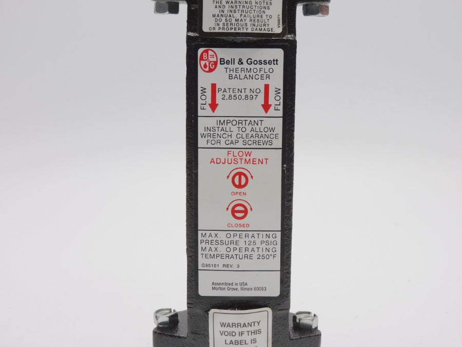 BELL&GOSSETT 127002 TB-1" 125PSI NSMP