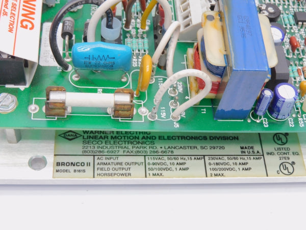 WARNER ELECTRIC B161S 230VAC 10A UNMP