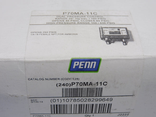 PENN P70MA-11C 100PSI NSMP