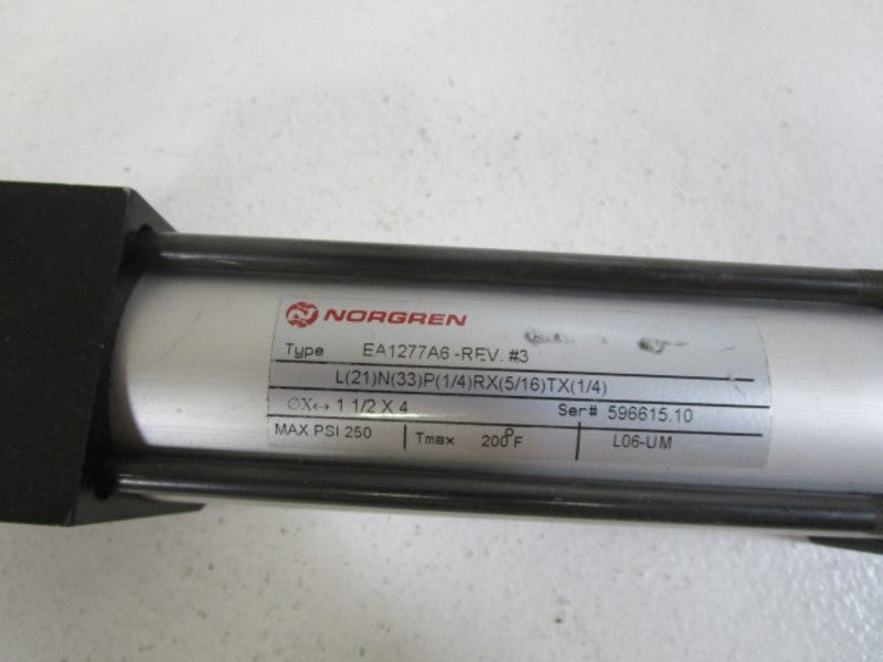 NORGREN EA1277A6 PNEUMATIC CYLINDER UNMP