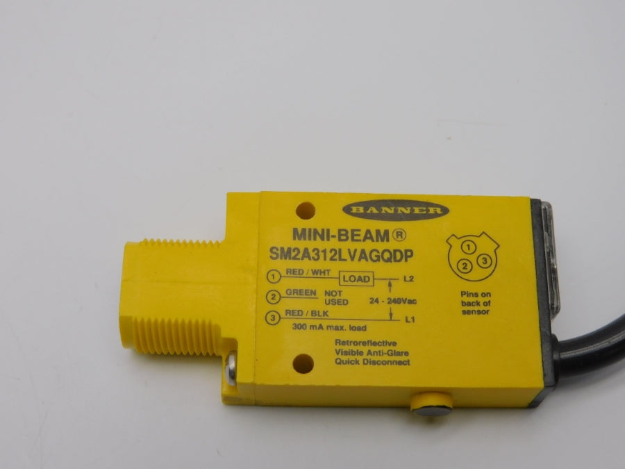 BANNER ENGINEERING SM2A312LVAGQDP 24-240VAC NSNP