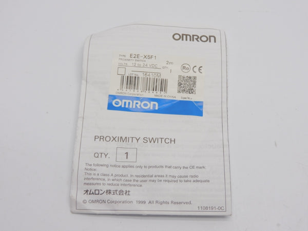 OMRON E2E-X5F1 12-24VDC 2M NSNP