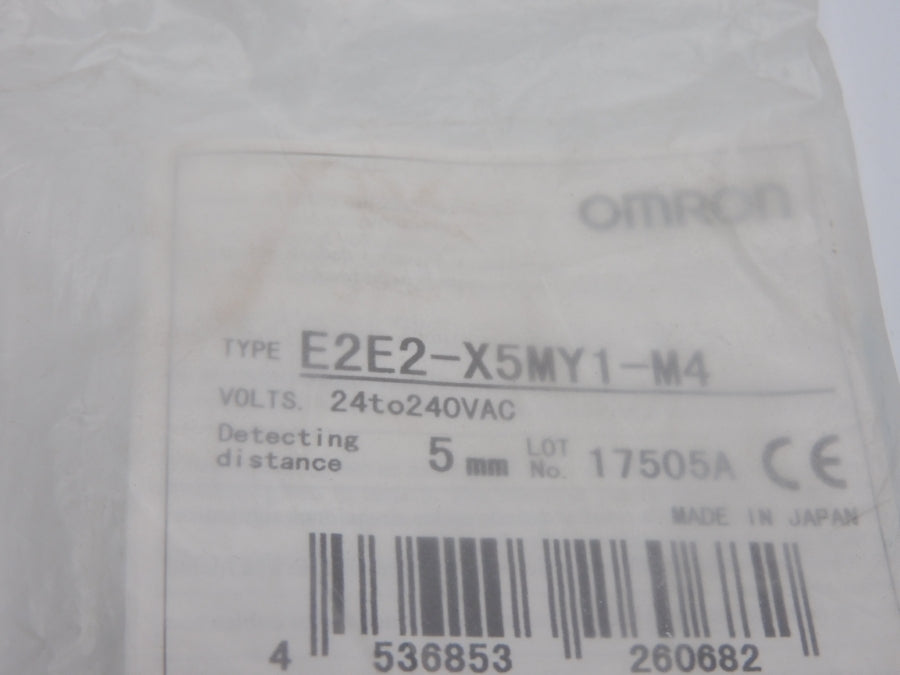 OMRON E2E2-X5MY1-M4 24-240VAC 5MM NSMP