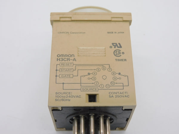 OMRON H3CR-A 100-240VAC 5A UNMP