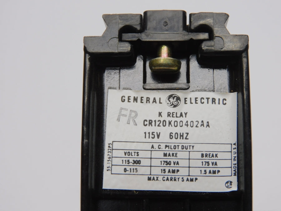 GENERAL ELECTRIC CR120K00402AA 115V 15A UNMP