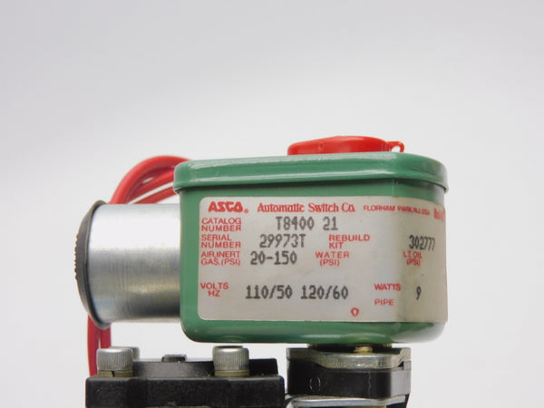ASCO T840021 110/120V 20-150PSI UNMP
