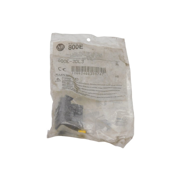 ALLEN BRADLEY 800E-3DL3 SER. A 24V NSMP