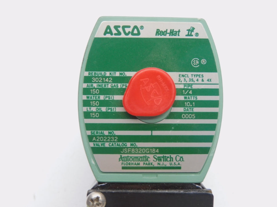 ASCO JSF8320G184 110/120V 150PSI 1/4" NSNP