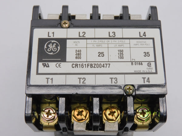 GENERAL ELECTRIC CR161FBZ00477 125VDC 25A NSNP