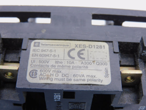 TELEMECANIQUE XES-D1281 600V 10A UNMP