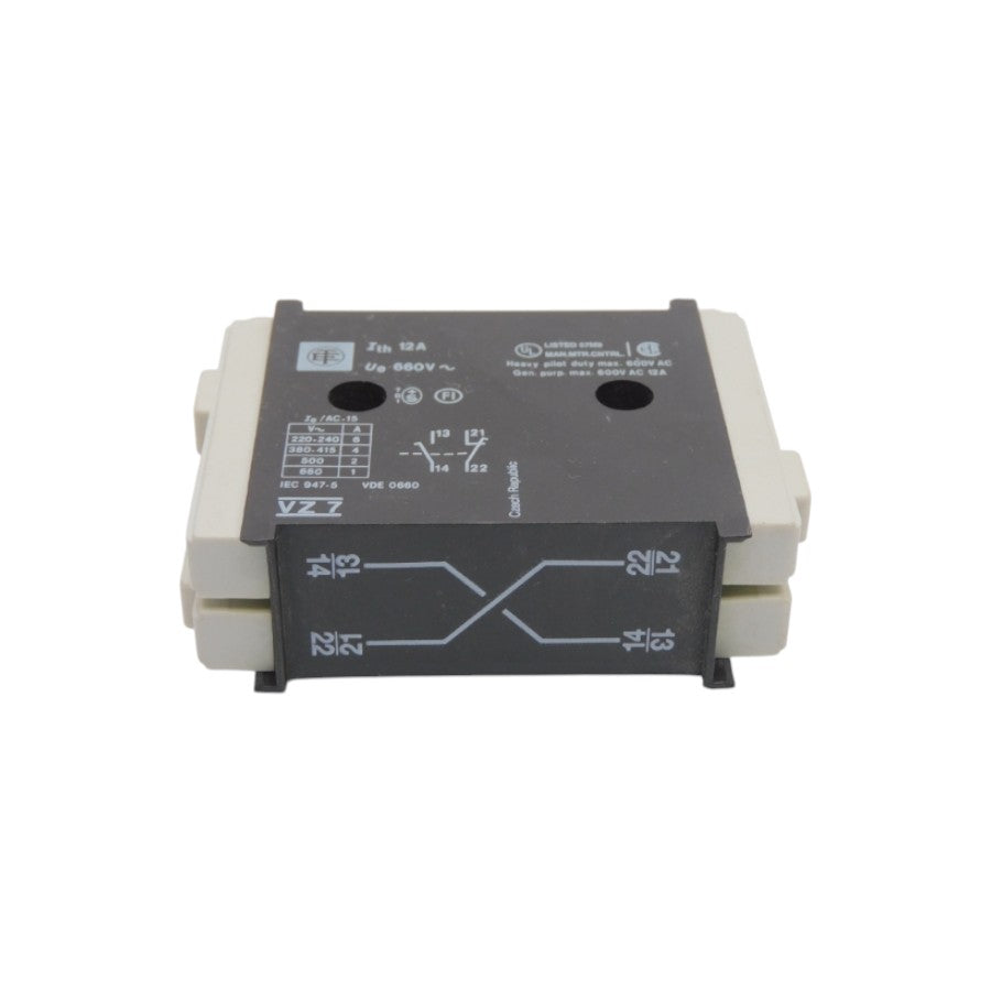AUXILIARY CONTACT VZ7 660V 12A NSNP